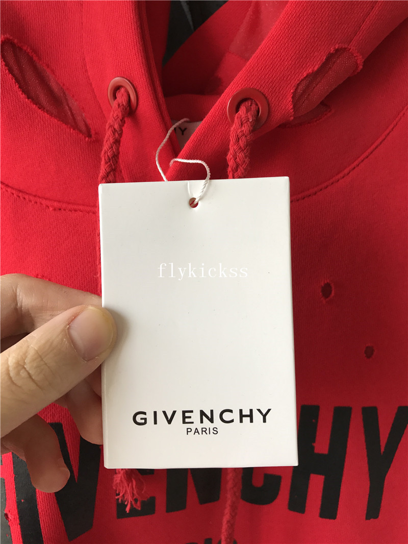 Givenchy Red Hoodie